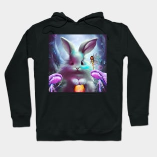 Cute Easter Bunny with Easter Egg the Two Best Things of Easter Hoodie